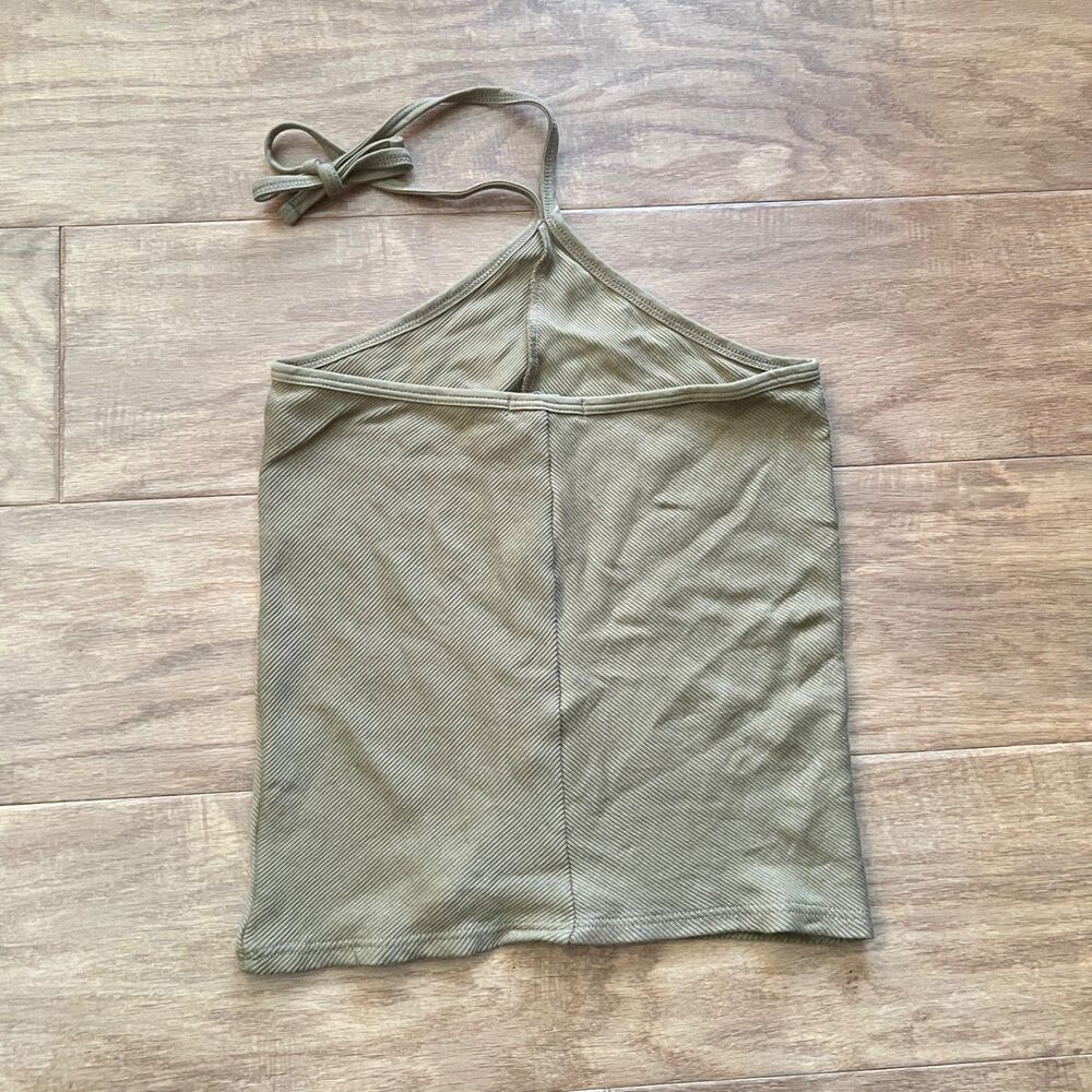 Rag & Bone The Essential Rib Halter Tank Top Size… - image 2